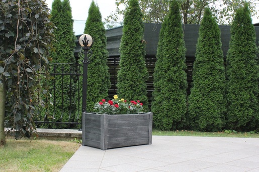 ROTO TEAK L cvjetna tegla - imitacija drva (780 x 400 x 400 mm)