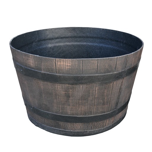 ROTO MAMBO XL cvjetna tegla - imitacija drva (Ø790 x 320 mm)