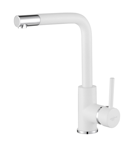 Elleci Quadra 100 sudoper + Helika Forte bianco slavina