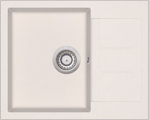 Helika Tesa SQT102-W silica sudoper + SHR J bež slavina