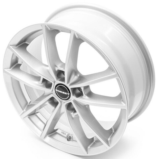 Aluminijski naplatak BORBET W 6x15 5/100 ET43 57,1 crystal silver