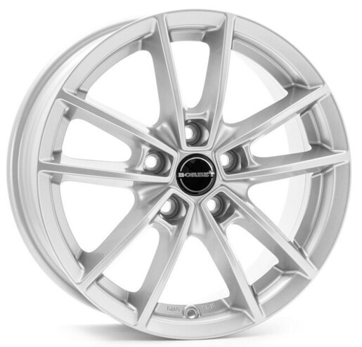 Aluminijski naplatak BORBET W 6x15 5/100 ET43 57,1 crystal silver