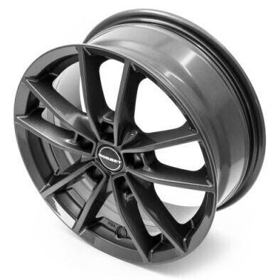 Aluminijski naplatak BORBET W 6x15 5/108 ET43 72,5 mistral anthracite glossy