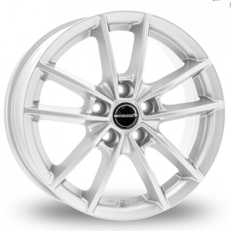 Aluminijski naplatak BORBET W 6x15 5/112 ET43 57,1 crystal silver