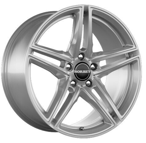 Aluminijski naplatak BORBET XR 7x16 5/120 ET31 72,5 brillant silver