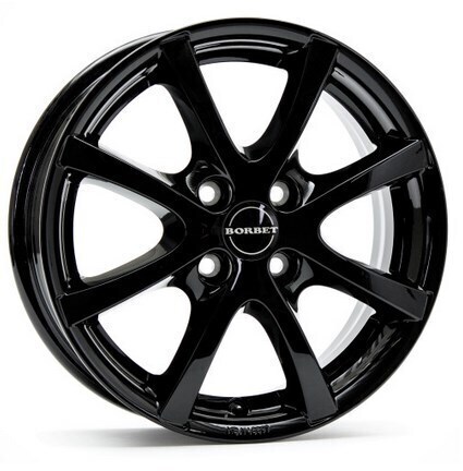 Aluminijski naplatak BORBET LV4 5,5x14 4/100 ET35 64 black glossy