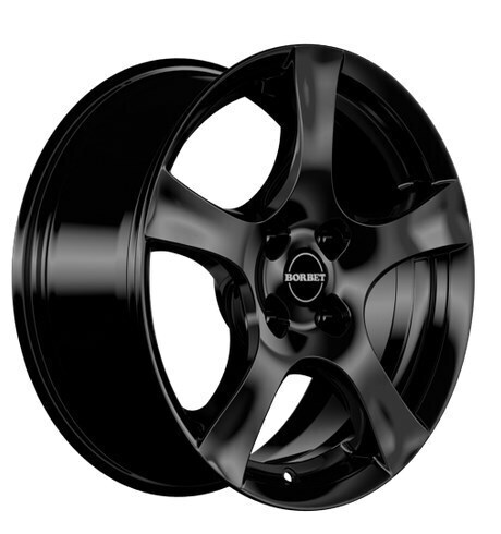 Aluminijski naplatak BORBET F 6x15 4/100 ET40 64 black glossy