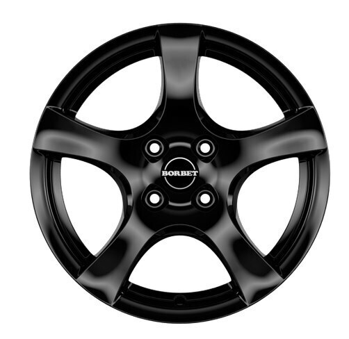 Aluminijski naplatak BORBET F 6x15 4/100 ET40 64 black glossy