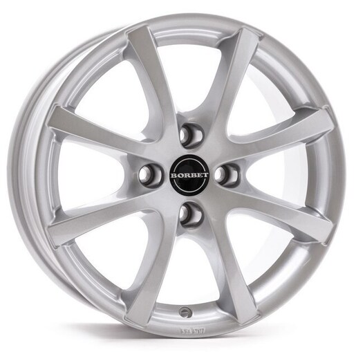 Aluminijski naplatak BORBET LV4 5,5x15 4/100 ET45 64 crystal silver