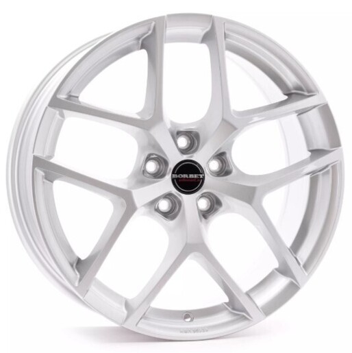 Aluminijski naplatak BORBET Y 7x16 5/112 ET48 57,1 crystal silver