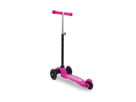 Jamara romobil za djecu, 3 kotača, svjetla na kotačima, rozi