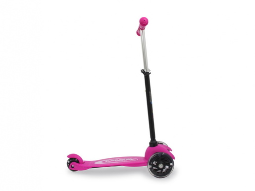 Jamara romobil za djecu, 3 kotača, svjetla na kotačima, rozi