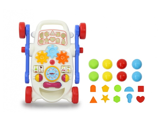 Jamara guralica-hodalica za bebe s aktivnostima i glazbenom kutijom First Walker