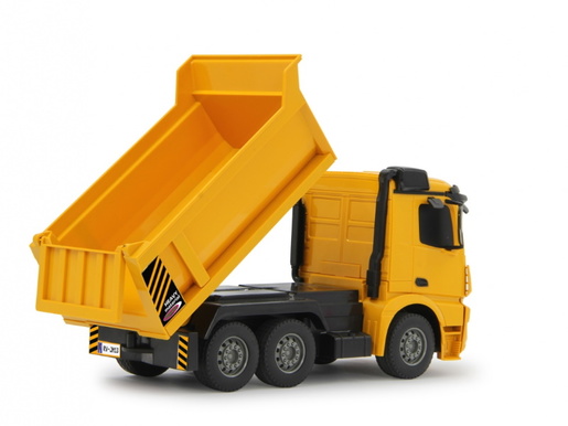 Jamara kamion na daljinsko upravljanje, kiper Mercedes Arocs, žuti 1:26