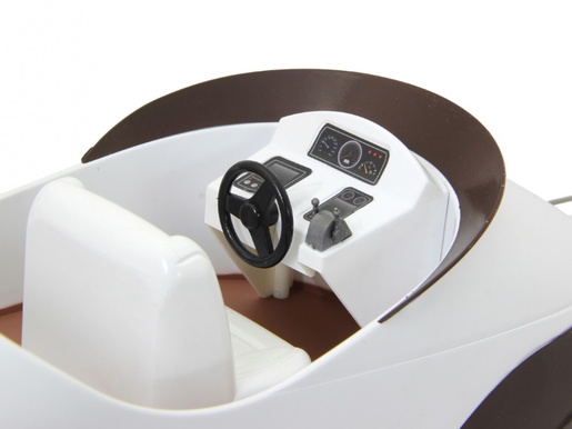 Jamara brod na daljinsko upravljanje Barbados RC-Yacht, bijeli - NIJE IGRAČKA