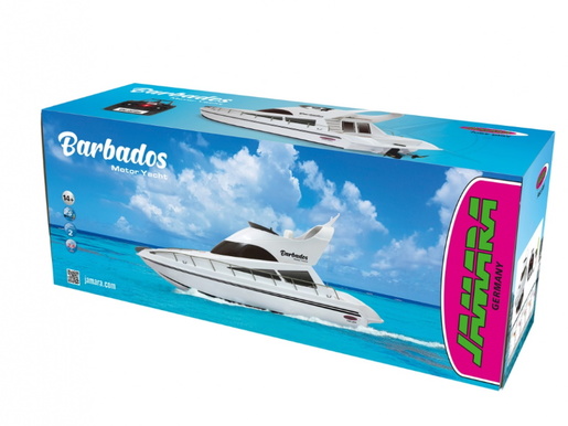Jamara brod na daljinsko upravljanje Barbados RC-Yacht, bijeli - NIJE IGRAČKA