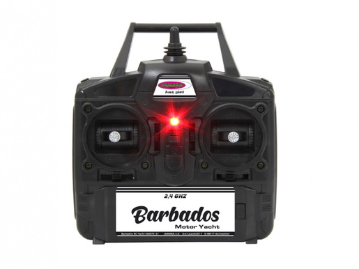 Jamara brod na daljinsko upravljanje Barbados RC-Yacht, bijeli - NIJE IGRAČKA