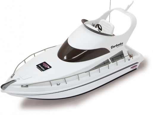 Jamara brod na daljinsko upravljanje Barbados RC-Yacht, bijeli - NIJE IGRAČKA