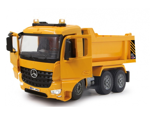 Jamara kamion na daljinsko upravljanje, kiper Mercedes Arocs, žuti 1:20