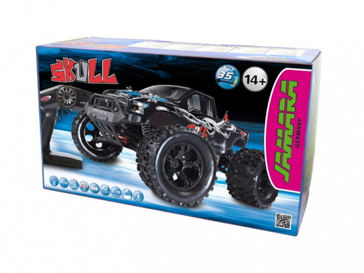 Jamara auto na daljinsko upravljanje Skull Monster Truck, 40x33x21cm, 1:10