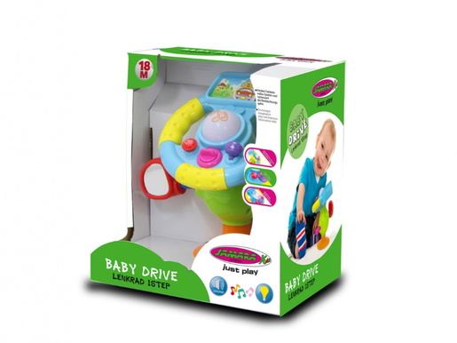 Jamara didaktička igračka volan za auto sa zvukom, First Step Baby Drive