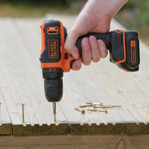 BLACK & DECKER akumulatorska bušilica/odvijač + pribor 10,8V 1x1,5Ah - BDCDD121KA