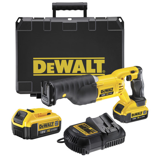 DEWALT akumulatorska sabljasta pila 18V 2x4,0Ah - DCS380M2