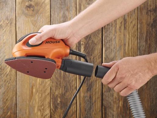 BLACK & DECKER vibracijska brusilica Mouse 55W +10 kom brusnih papira u koferu - BEW230BCA