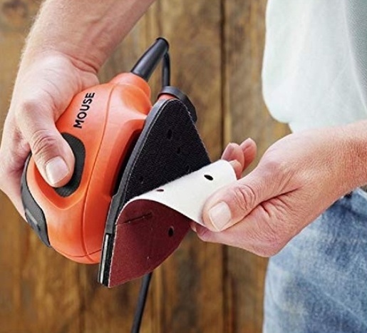 BLACK & DECKER vibracijska brusilica Mouse 55W +10 kom brusnih papira u koferu - BEW230BCA
