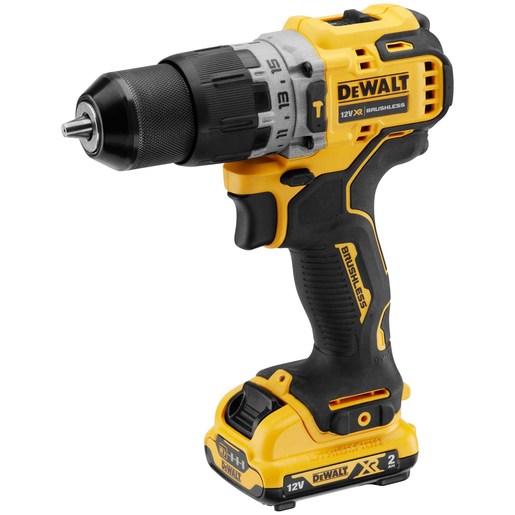 DEWALT akumulatorska udarna bušilica 12V 2x2,0Ah - DCD706D2 brushless motor