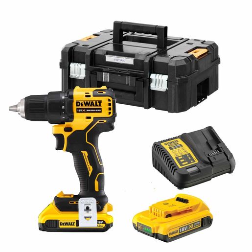 DEWALT akumulatorska bušilica-odvijač 18V 2x2,0Ah - DCD708D2T brushless motor
