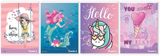 Pisanka A  STREET GOLD MIX, B5 linije, 16 listova, meki uvez