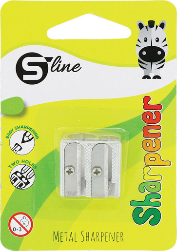 Šiljilo metalno, S-LINE, 2 rupe, koso alum.
