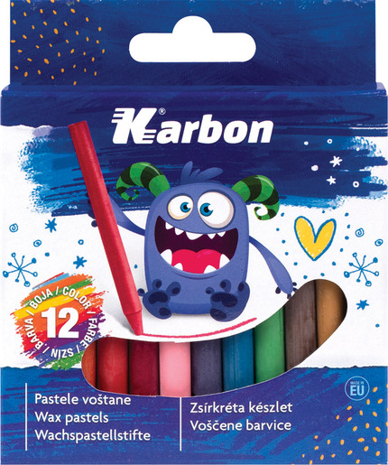 Pastele voštane, KARBON, 1/12