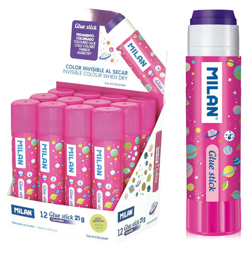 Ljepilo u stiku 21g MILAN Superheroes rozo