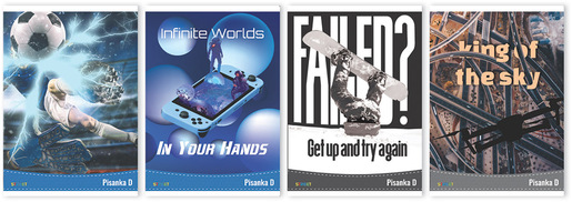 Pisanka D  STREET GOLD MIX, B5 linije, 48 listova, meki uvez