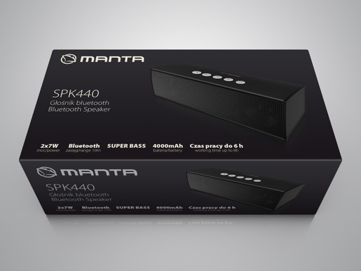 MANTA SPK440BK zvučnik Bluetooth, crni