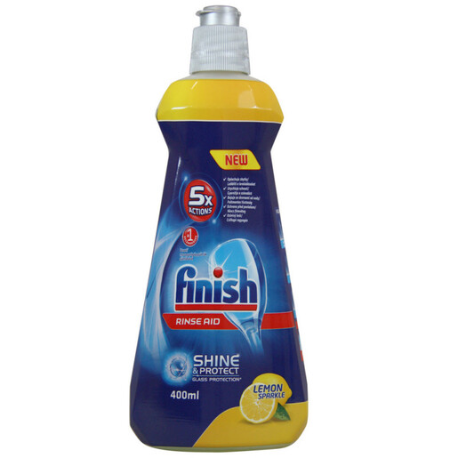 Finish Rinse & Shine Aid Lemon – sredstvo za ispiranje, 400ml