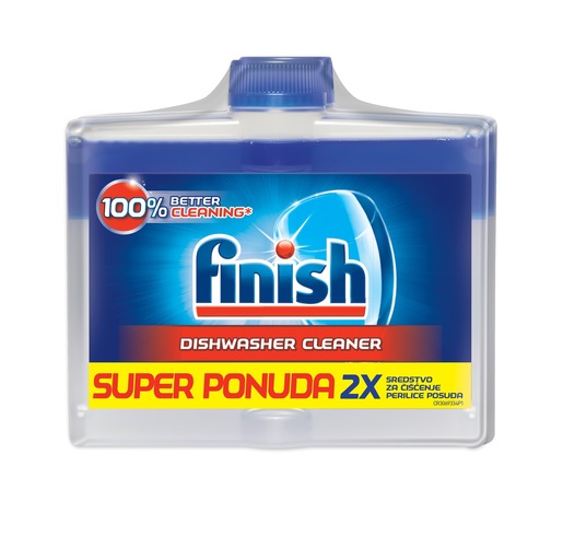 Finish tekućina za čišćenje perilice posuđa 2x250ml