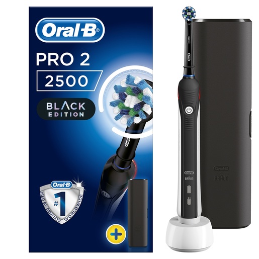 Oral-B električna četkica PRO2500 BK+TRAV CASE