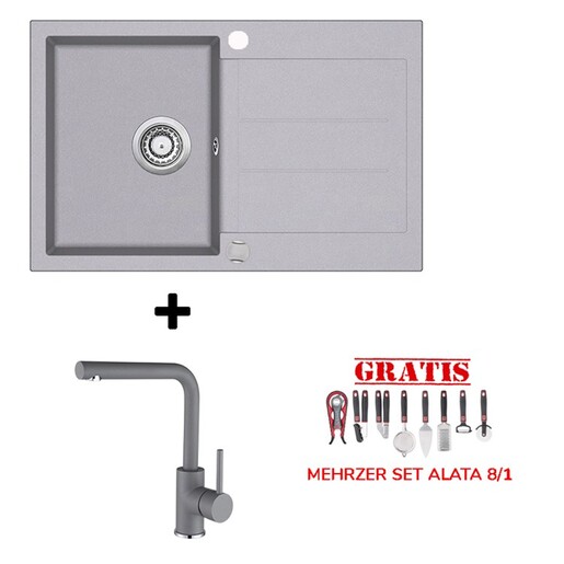 Helika Tesa SQT101-W alumetallic sudoper + SHR L siva slavina