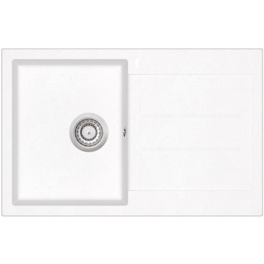 Helika Tesa SQT101-W alba sudoper + SHR L bijela slavina