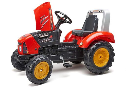 Falk traktor s prikolicom Supercharger - red