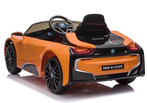 Licencirani auto na akumulator BMW I8 JE1001 narančasti