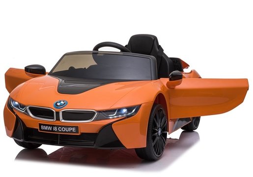 Licencirani auto na akumulator BMW I8 JE1001 narančasti