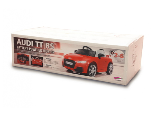 Jamara auto na akumulator Audi TT RS, službeno licencirana njemačka kvaliteta, bijeli