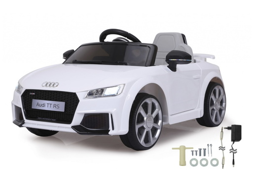Jamara auto na akumulator Audi TT RS, službeno licencirana njemačka kvaliteta, bijeli