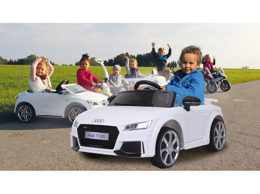 Jamara auto na akumulator Audi TT RS, službeno licencirana njemačka kvaliteta, bijeli