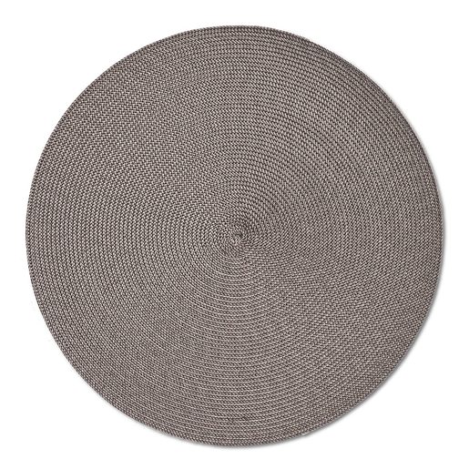 ZELLER podloga, "Twist", mocca, Ø38 cm 27044