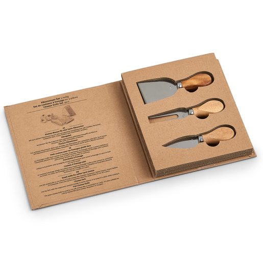 ZELLER set noževa za sir, 3 kom 25590